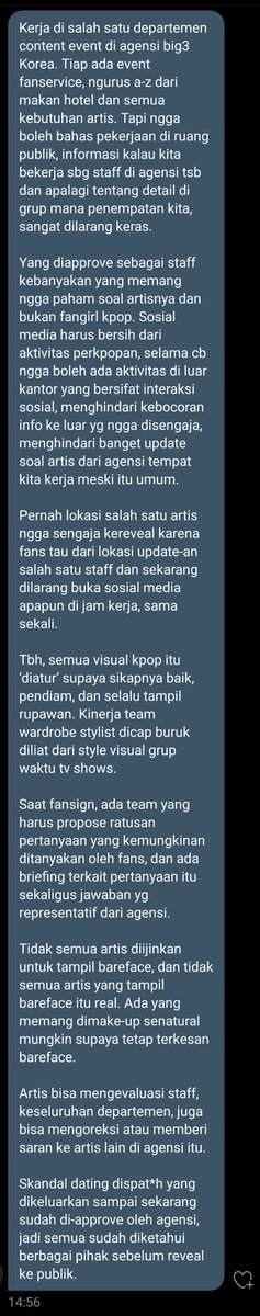 soal korean ent companyemang yg tipe2 ember gaakan diapprove sih