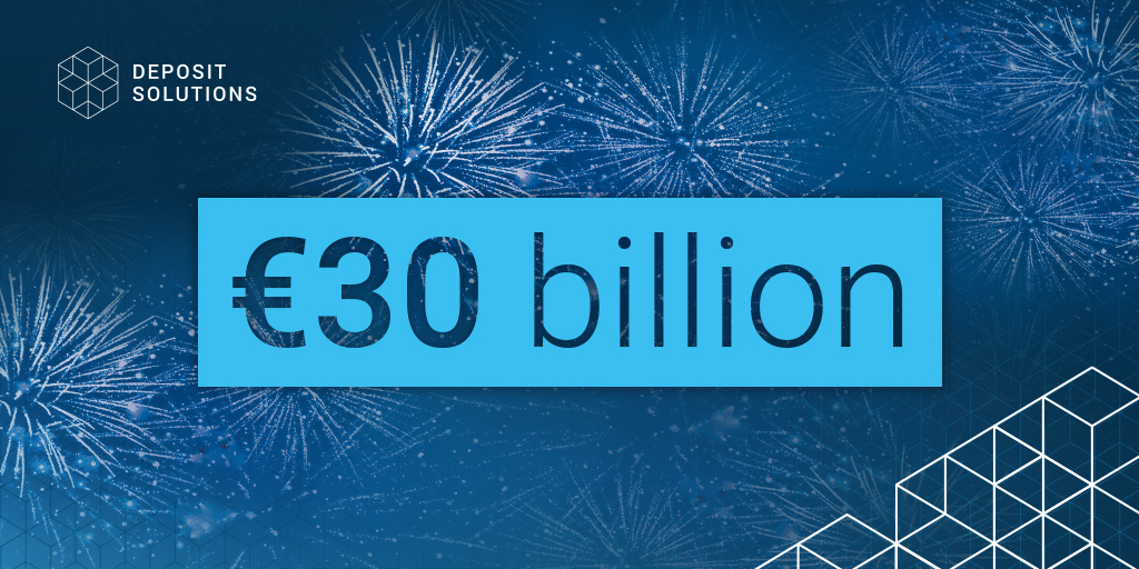 Yet another milestone! We are super happy to have crossed the mark of EUR 30 billion transmitted #deposits through our platform. A big thank you goes out to all our clients, partners and of course the hard working teams at Deposit Solutions. #fintech #openbanking