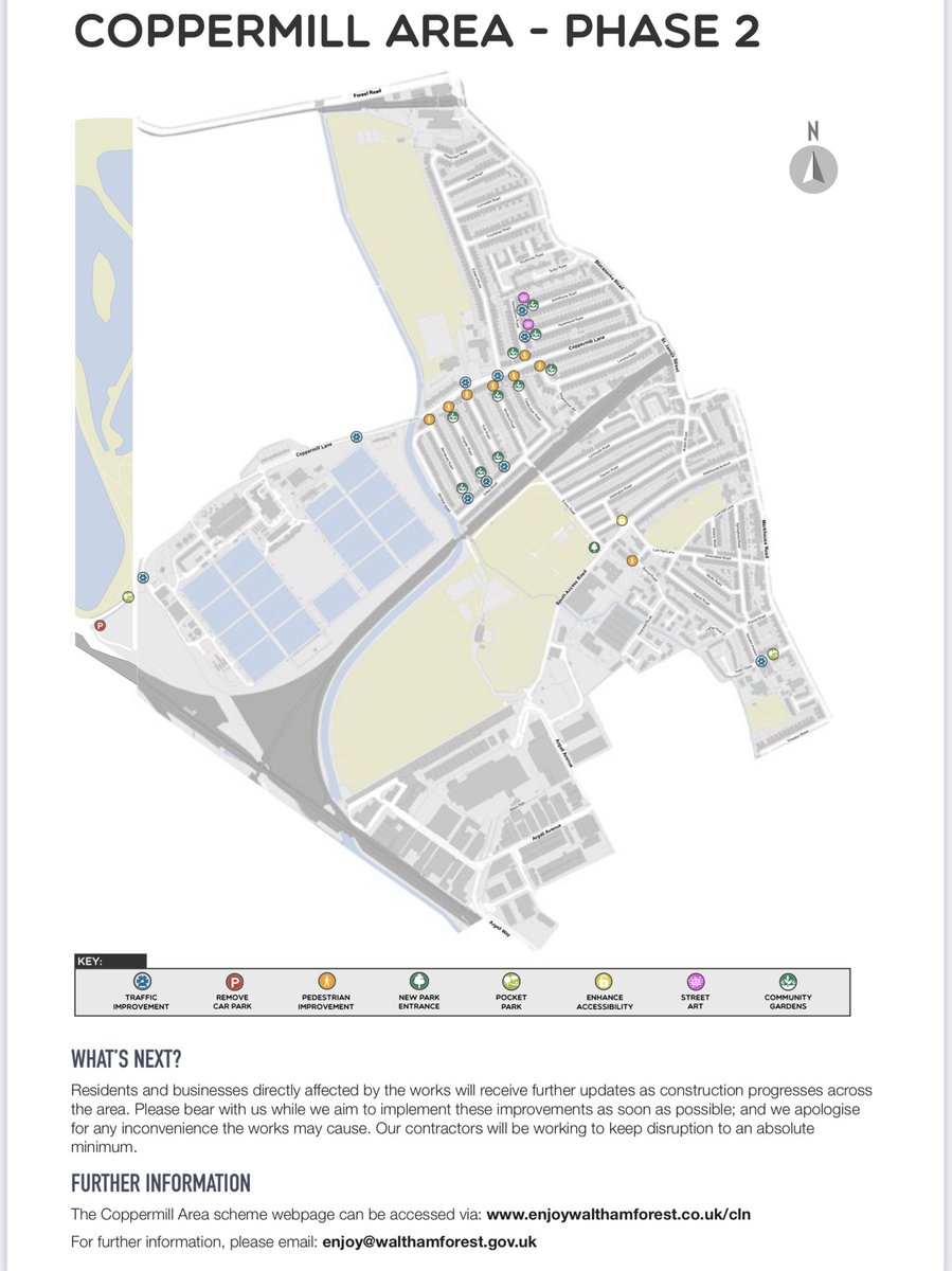 Labourstone's tweet photo. Today @wfcouncil will start delivering the attached leaflet to the #Coppermill #LiveableNeighbourhood updating residents on the further parts of the original scheme we can now progress thanx to extra funding from @TfL #LDNStreetSpace. @WeSupportWFMH @London_Cycling @sustrans https://t.co/HoSGwcTB3s