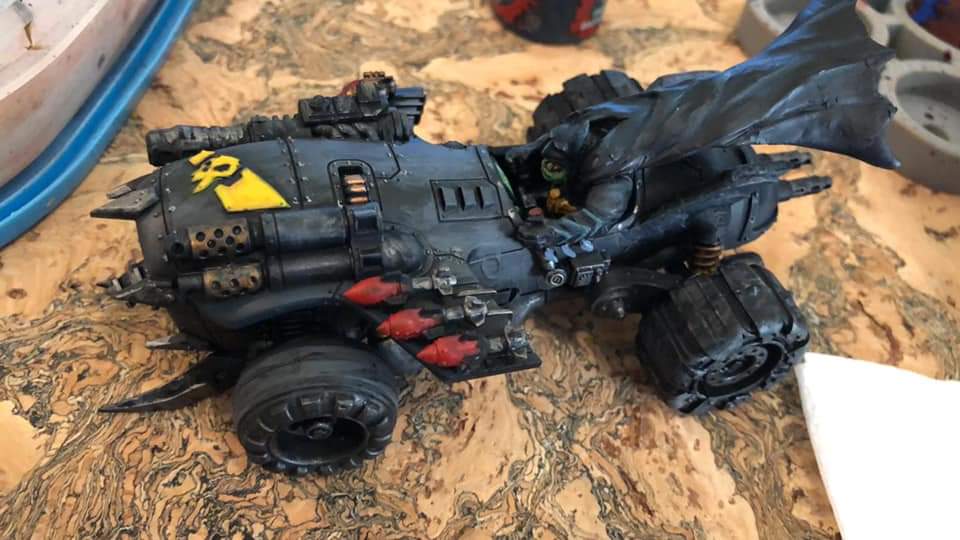 junkmek's tweet photo. Just came across these on Facebook and it's AWESOME! Is the maker on Twitter?
I'm now adding a batmobile dork knight to my #junkorks project!
#orks #wh40k #40k #waaagh #40korks #warhammer40k https://t.co/iUInPBJddr