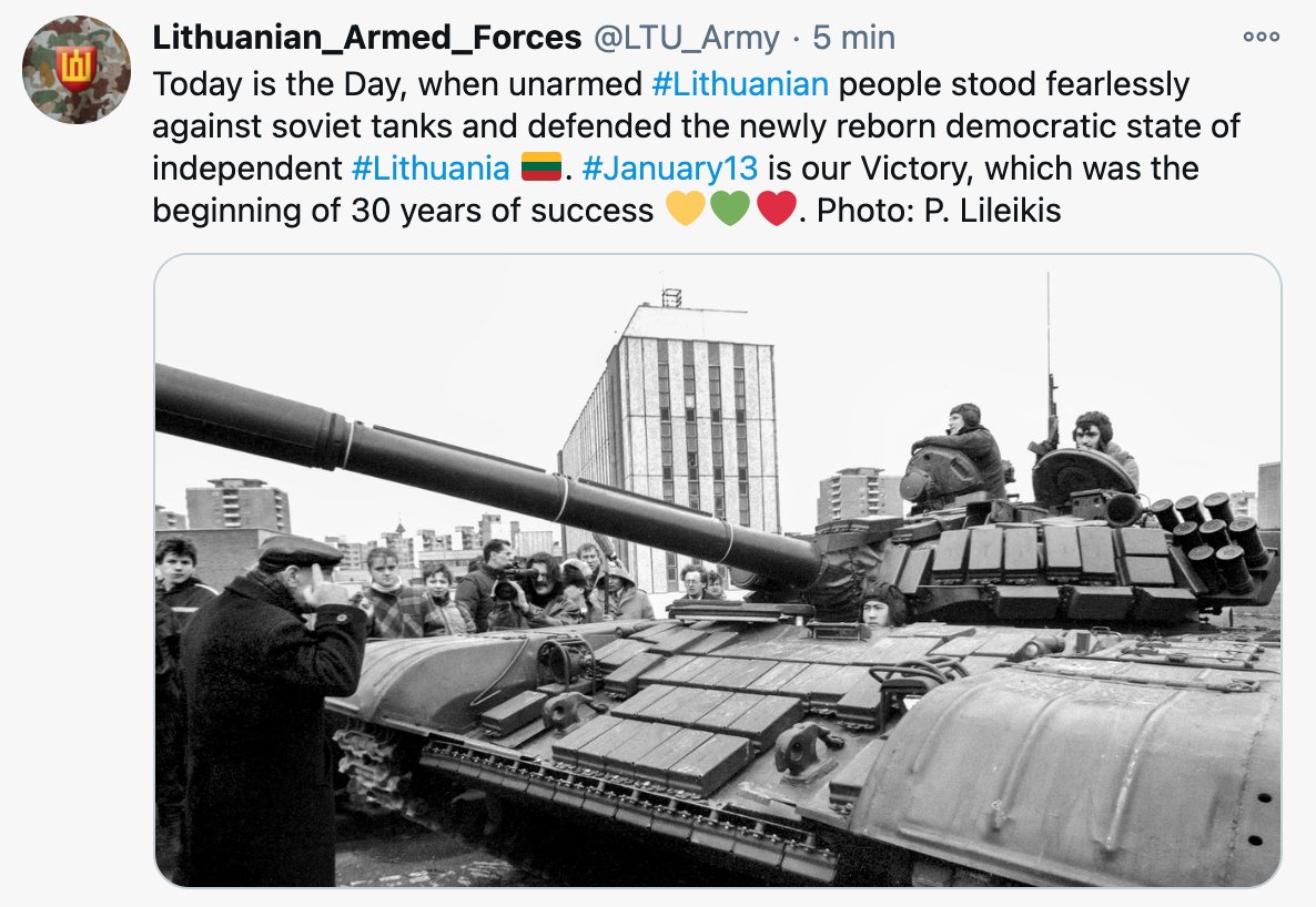 FinabelEAIC's tweet photo. 🇱🇹 Today celebrates the #FreedomDefender's Day in #Lithuania. In 1991, Soviet forces drove through peaceful crowd who gathered to protect the symbol of Lithuania’s independence - the #Vilnius TV Tower. A referendum was held shortly after confirming the independence from the SU. https://t.co/Hr5pS4hG4t