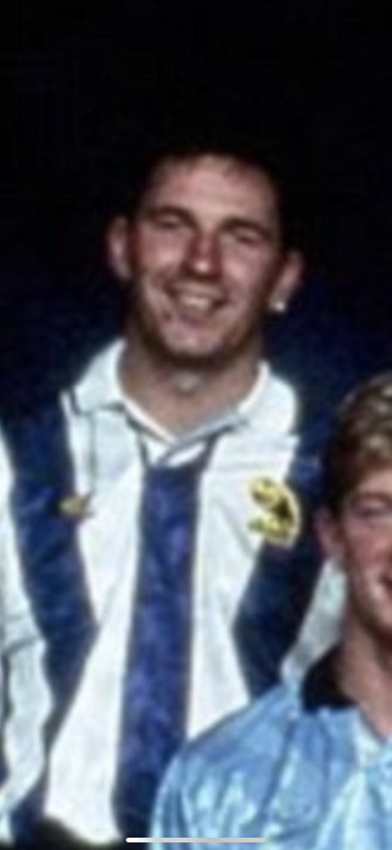 Sheffield Wednesday do send their star man, David Hirst, but it’s clear he’s come straight from a night out, refuses to take out his earring and is disappointed there wasn’t a free bar.