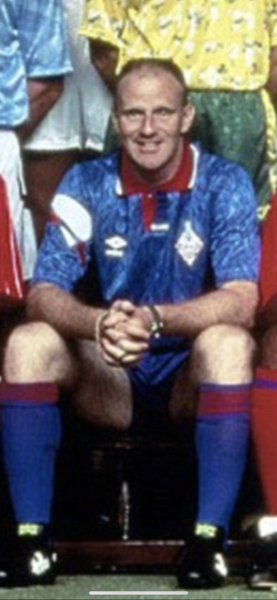 Andy Ritchie was 67 years old here, and had friends who had died in both world wars. Remember this is the TOP LEAGUE IN EUROPEAN FOOTBALL.