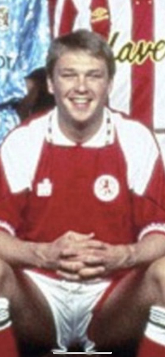 Next, how on earth is this guy a Premiership footballer?! He’s at best an unused sub for a pub side. You may say he’s Alan Kernaghan of Middlesbrough, but he’s not - he’s the guy who got hilarious diarrhoea on that lad’s holiday to Magaluf.