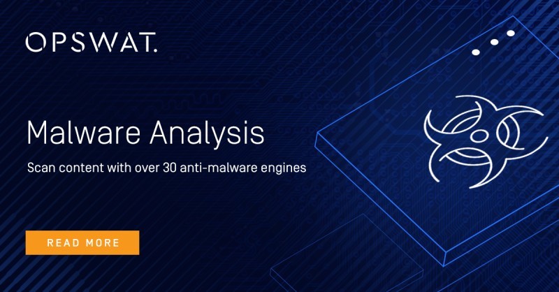 Crestanint's tweet photo. To prevent advanced threats, enterprises need a malware analysis tool that is comprehensive and vigilant powerful. With #OPSWAT MetaDefender, you get access to multiscanning with 30+ anti-malware engines. Learn more: https://t.co/QgiGiW99HT .

#MalwareAnalysis #ReputationAnalysis https://t.co/91zRoTEMkI