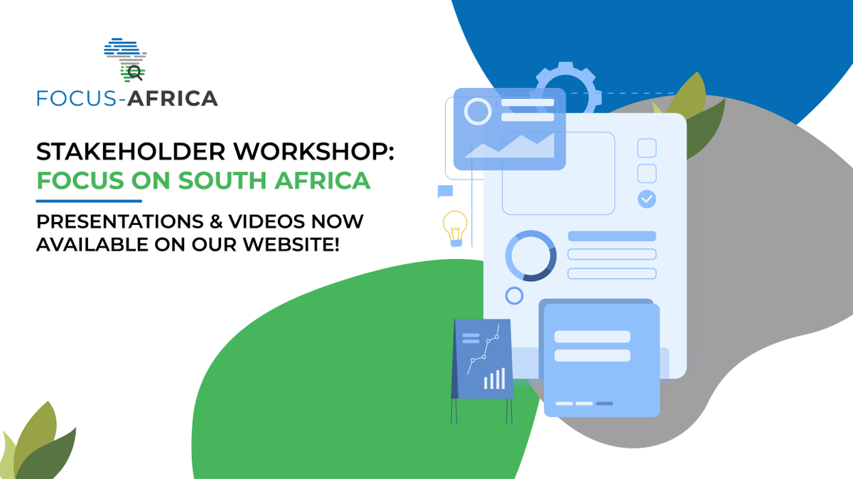 FocusAFRICA_EU's tweet photo. Couldn't make it to our first #stakeholder #workshop? Want to learn about the #H2020 @FocusAFRICA_EU project and hear from local #climateservice users? π³
Check out these resources to see what you missedπ https://t.co/tApPdX7H6D https://t.co/PdkTyNbJ64
