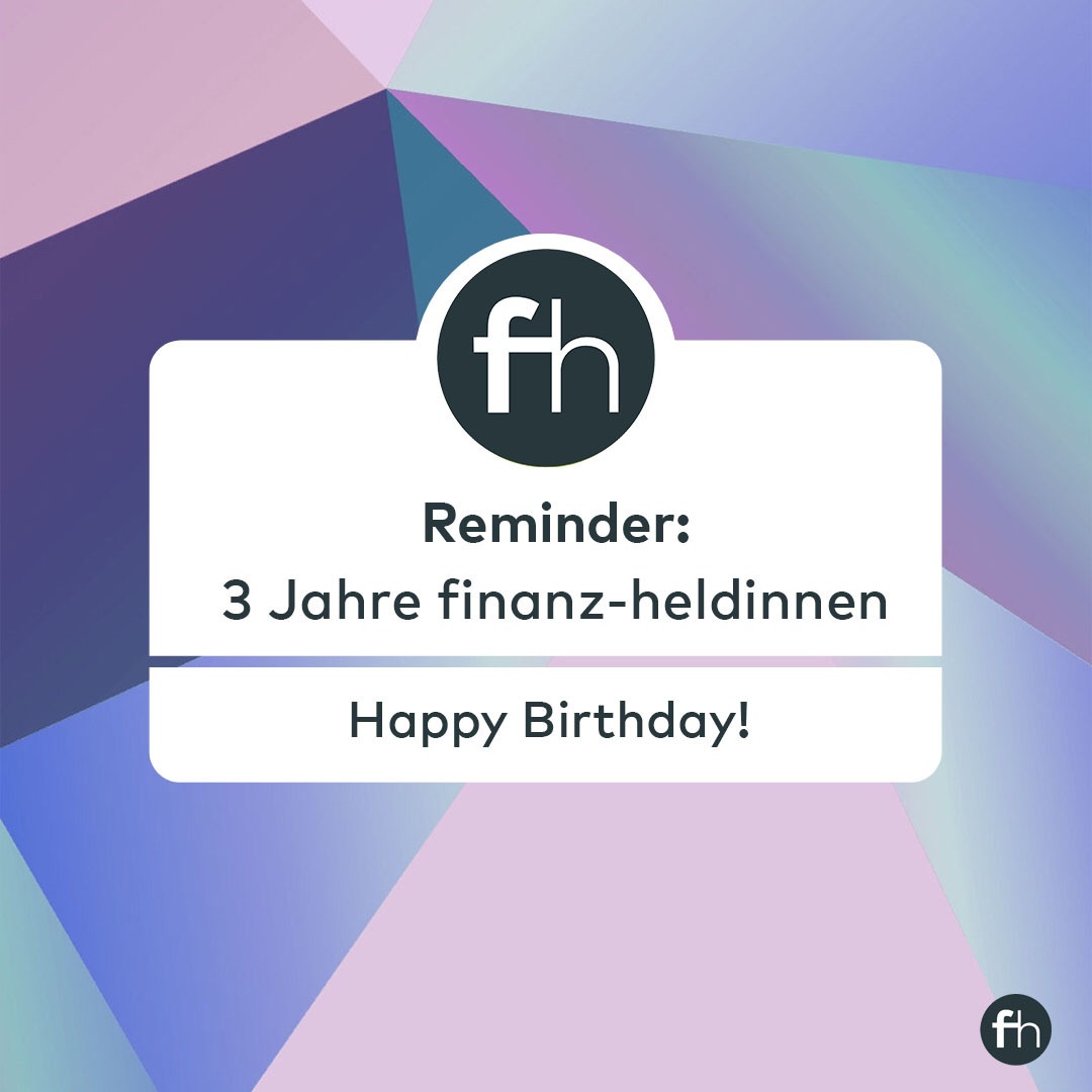finanzheldinnen's tweet photo. WOW! 50.000 Follower*innen auf Instagram! Und das zu unserem 3. Geburtstag! Dafür haben wir uns ein #Gewinnspiel überlegt: Wir verlosen 15 Plätze für einen #Workshop zum Thema #Finanzen, dazu den #Finanzplaner und ein Überraschungspaket. Mehr Infos auf unserem #Instagram-Kanal! https://t.co/ptk7aJqkY8