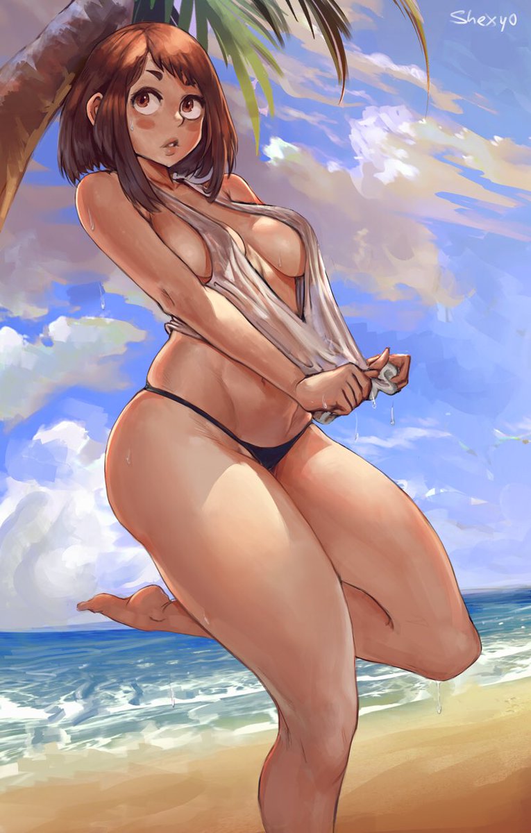 ❝ Ugh. . It’s too hot. ❞