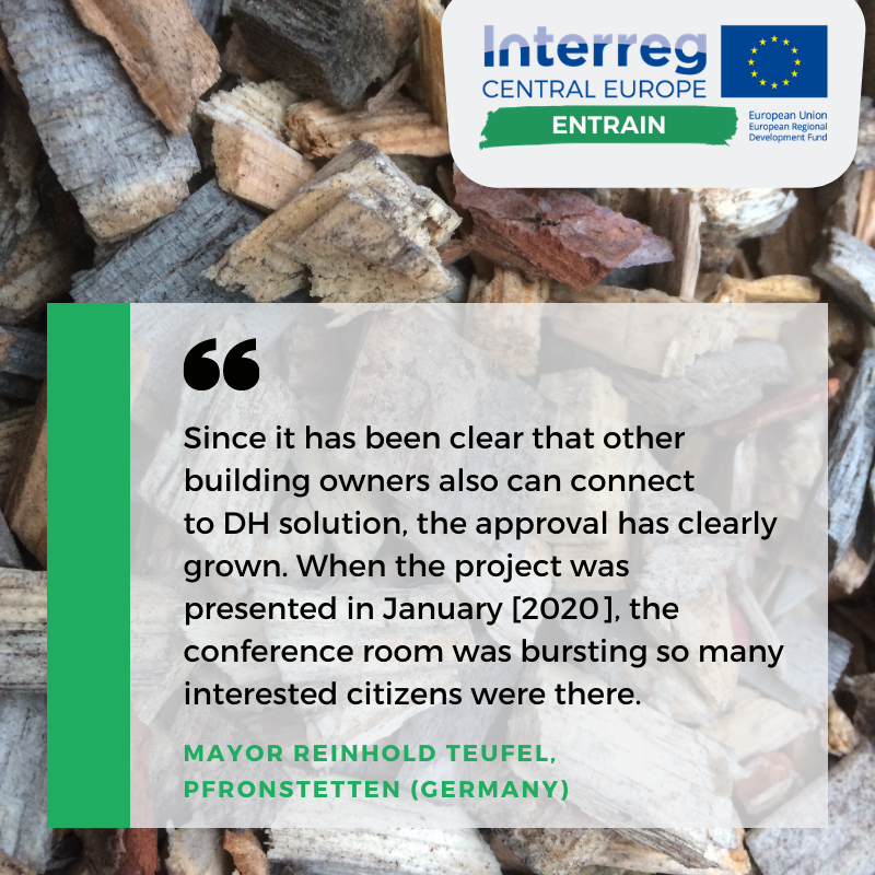 ENTRAIN_project's tweet photo. Renewable, local, digital
Some inspirational quotes from the interview with Mayor Reinhold Teufel of #Pfronstetten (Germany) that tells us how they've been successfull in building a local #renewable #heatingnetwork in their community 🗨️🪵☀️
Full interview: https://t.co/65N1Zhzy6r https://t.co/v87xMWJ79e
