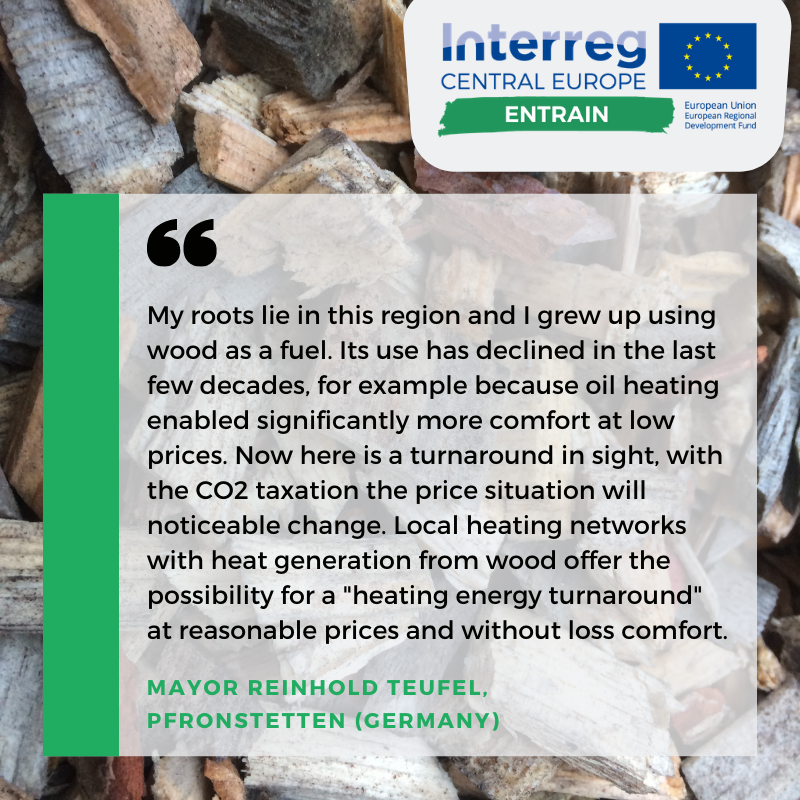 ENTRAIN_project's tweet photo. Renewable, local, digital
Some inspirational quotes from the interview with Mayor Reinhold Teufel of #Pfronstetten (Germany) that tells us how they've been successfull in building a local #renewable #heatingnetwork in their community 🗨️🪵☀️
Full interview: https://t.co/65N1Zhzy6r https://t.co/v87xMWJ79e