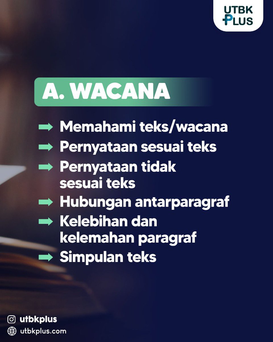 utbkplus's tweet photo. Heyhoo ini dia materi Pengetahuan dan Pemahaman Umum di UTBK. Simak baik-baik yaa!!🥳✨
#tryout #tryoututbk #tryoutptn #tryoutsbmptn #tryoutonline #UTBK #UTBKSBMPTN #SBMPTN #SNMPTN https://t.co/pLjQEF0QA1