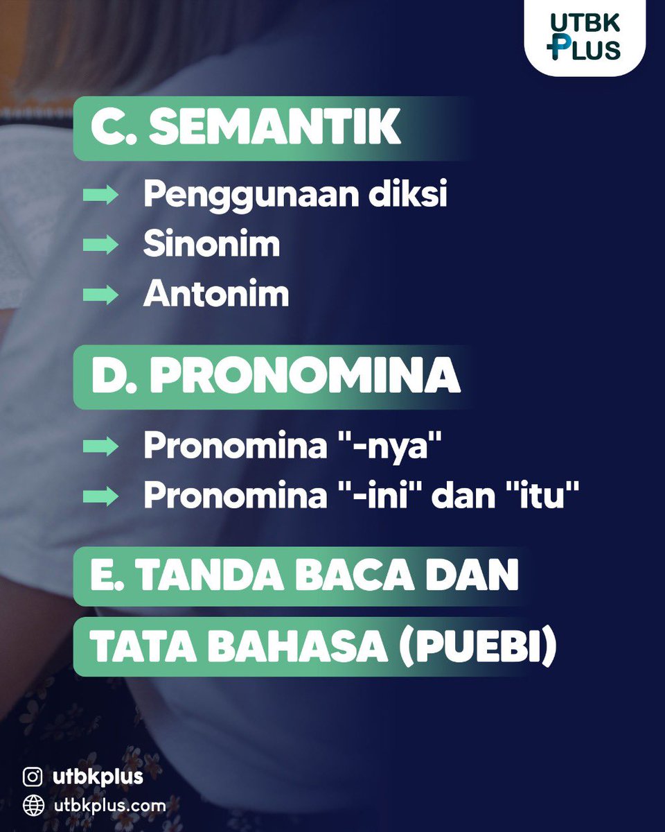 utbkplus's tweet photo. Heyhoo ini dia materi Pengetahuan dan Pemahaman Umum di UTBK. Simak baik-baik yaa!!🥳✨
#tryout #tryoututbk #tryoutptn #tryoutsbmptn #tryoutonline #UTBK #UTBKSBMPTN #SBMPTN #SNMPTN https://t.co/pLjQEF0QA1