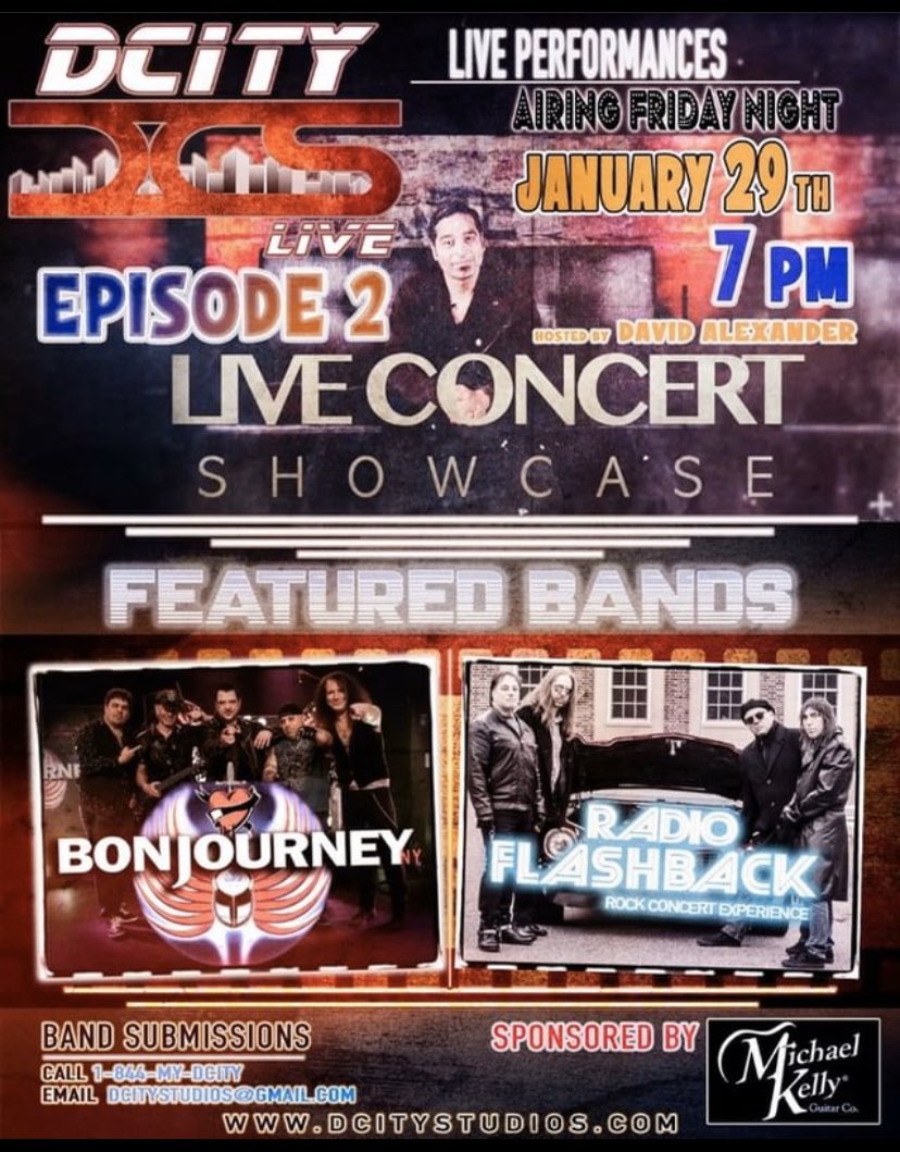 mattdrums77's tweet photo. Very excited to be part of @dcitystudios “live” concert showcase!! Tune in! This is gonna be awesome! 🤟🏻😜🤟🏻 @bonjourneyny #bonjourneyny #dcitystudios #liveconcertshowcase #bonjovi #journey #tributeband #supportlivemusic https://t.co/ffw9FZZcSz