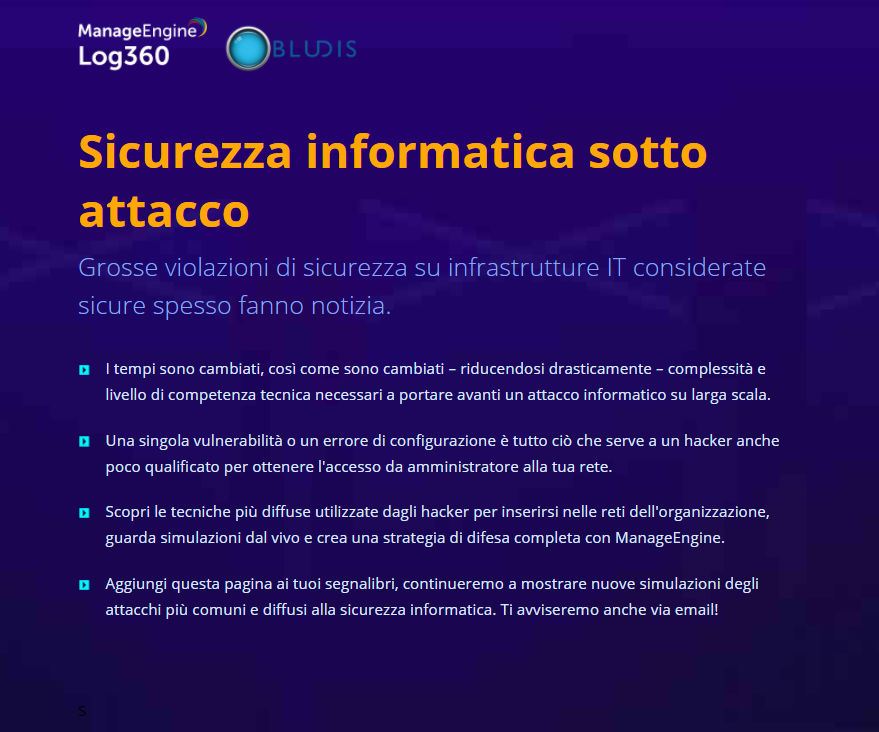 manageengine_it's tweet image. 👉La sicurezza informatica è diventata una priorità per ogni singola organizzazione.
👉Registrati alla pagina seguente e sarai costantemente aggiornato su diverse tipologie di attacchi e creazione di barriere di difesa 🛡
okt.to/FPE012
#security @ManageEngine