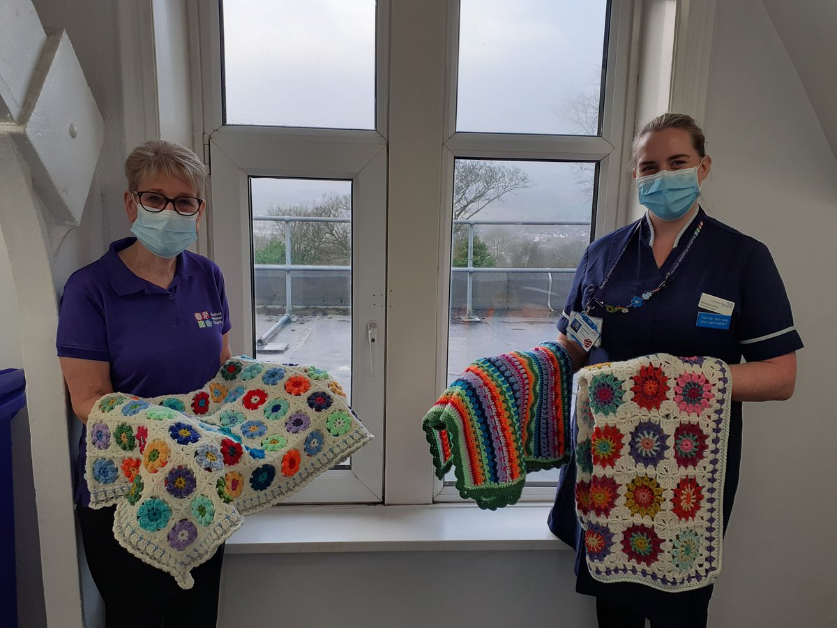BTHFTCharity's tweet photo. 📢 shout out for the amazing lady who made these wonderful blankets for our Care of the Elderly Ward, these will certainly brighten our days 🥰#keepingwarm #thankyou #beautifulpatterns https://t.co/vmg1dzOxKy
