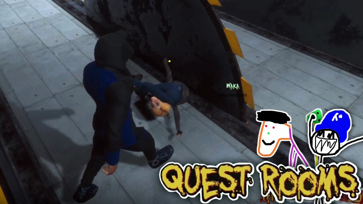 ドラにし 動画投稿完了 2人で遊べる即死ゲーがあったのでやってみました めっちゃ鬼畜ゲーでメンタルやられました 2人実況 アホ馬鹿2人が即死だらけのトラップルームから脱出します Quest Rooms T Co M9m0womken T Co