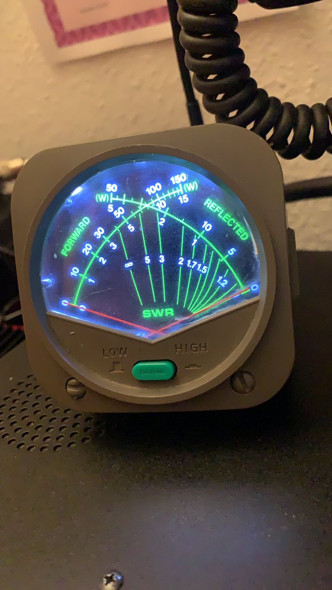 luisXLmartin's tweet photo. An old #Daiwa still working #SWR now with leds lightning thanx to my #homie #EA6LV 😃#EA6VY #HamRadio #SWRmeter https://t.co/7a9uUISIX6