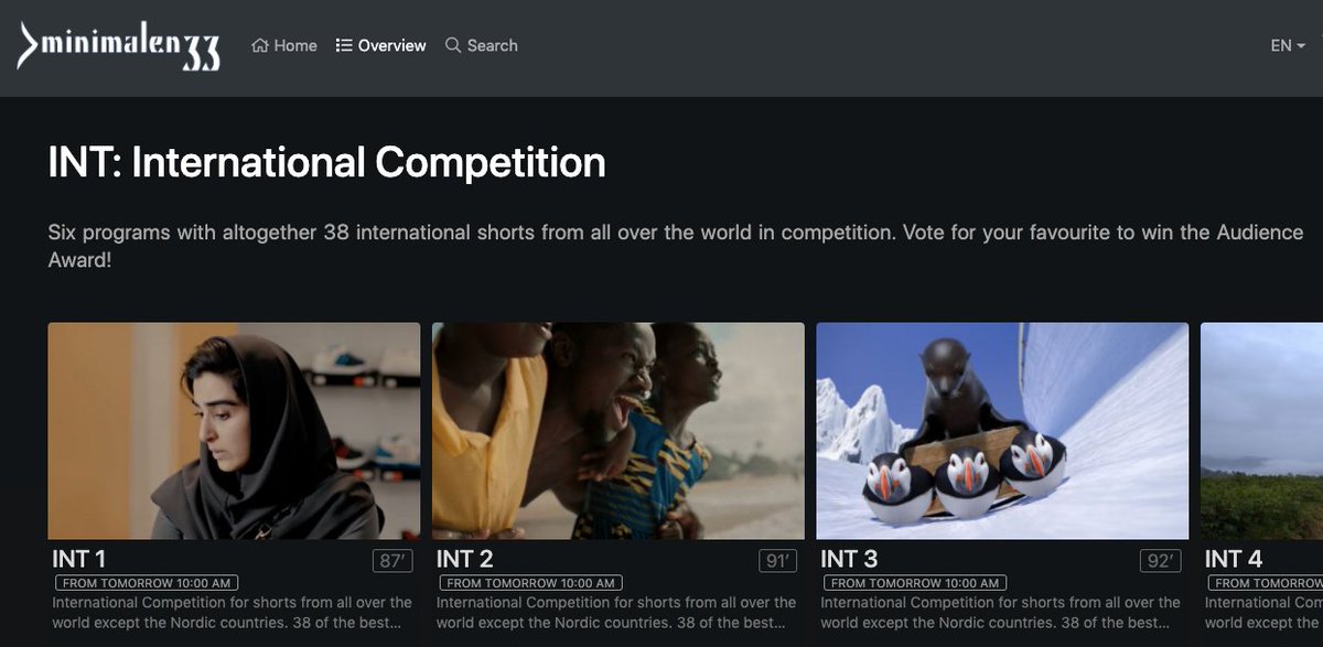 DaYieShortfilm's tweet image. Join us @minimalen !! 
Very happy to be part of the International Competition.

#shortfilm #AnthonyNti #DaYie #filmfestival