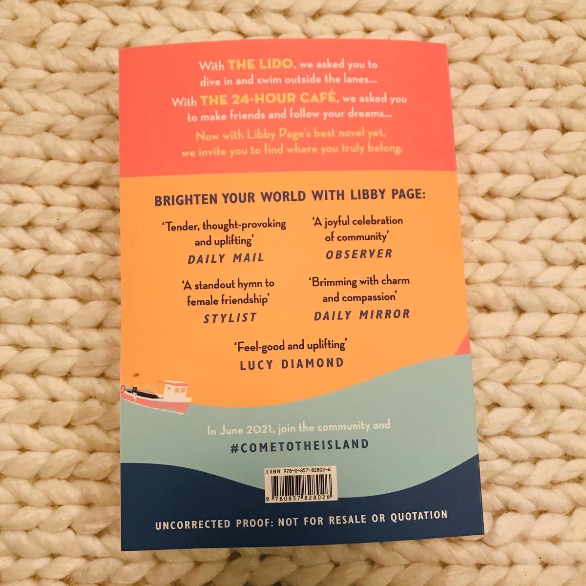 harrietbourton's tweet image. These beauties have arrived! Behold the salmon pink. THE ISLAND HOME by @libbypagewrites is the joyful comfort we all read right now - you’ll have a good weep and feel full of heart come the final page. @orionbooks @gigicroft @brittany_sankey @rcaskie1