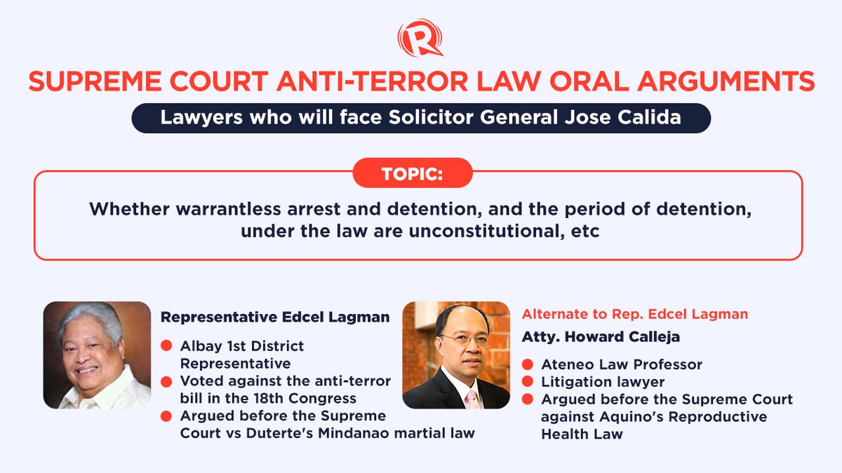 The petitioners will have 45 minutes, excluding interpellations by justices. (2/2) | via  @lianbuan
