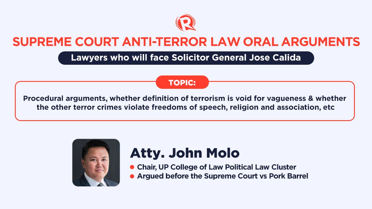The Supreme Court asked for only 8 presenting lawyers to make the oral arguments orderly, but the petitioners submitted 13 names with 6 as alternates. (1/2) | via  @lianbuan