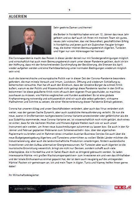 MartinWoller's tweet photo. #Nordafrika Newsletter 1/2021 der 
@wko_aw

mit 
Schlagzeilen, Veranstaltungen etc. 
#Ägypten
#Algerien 
@wko_ac_ALG

#Marokko 
@wko_ac_MAD @EvaFrei1
 
#Tunesien
#Libyen
#Sudan

https://t.co/RST4zxcAg4 https://t.co/eKBIU8CM1n