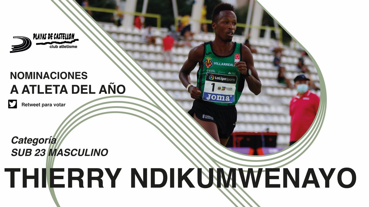 🟢Atletas del año Playas de Castellón⚫️

SUB 23 MASCULINO

➡️ Vota por tu atleta haciendo RT a este tweet. Puedes votar a varios. 

➡️ Los 3 atletas de cada categoría que mas RT consigan pasan a la siguiente fase