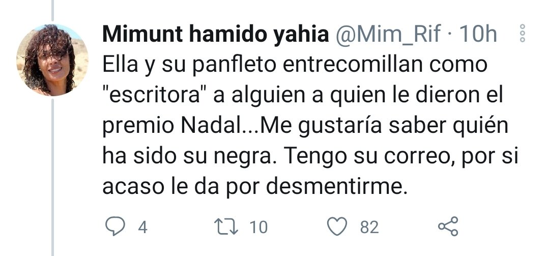 senabrja's tweet photo. Dina,la de Pablo Iglesias,la negrera.

Estos comunistas son todos unos "burgueses"😒 https://t.co/jra3KkyvPP