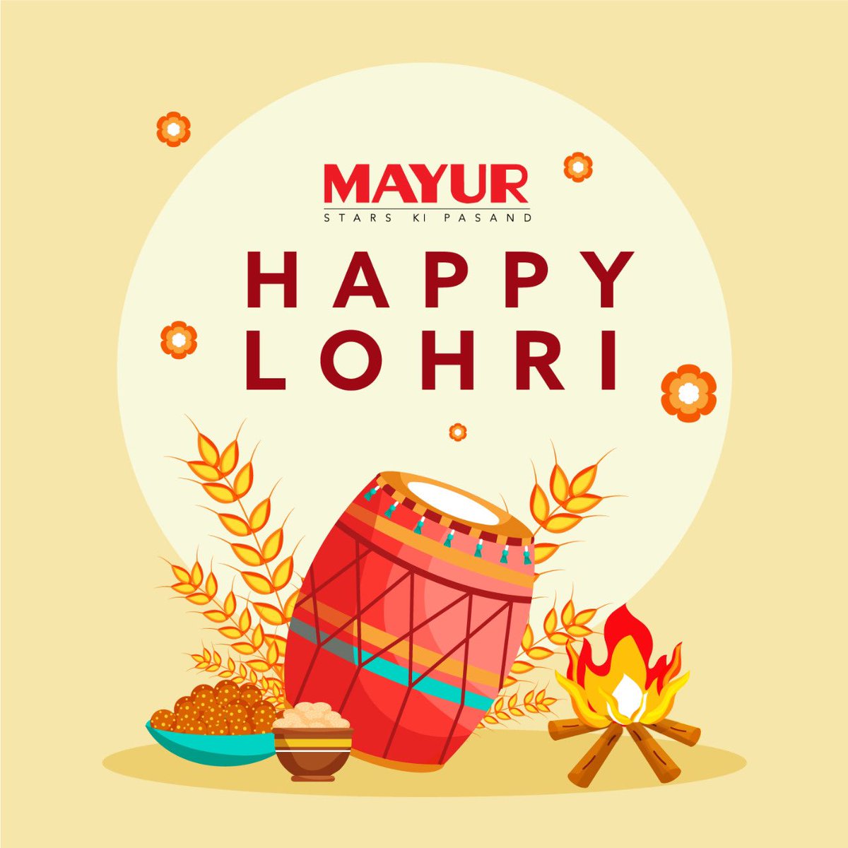 mayurfabrics's tweet photo. Here’s wishing you and your family a season of warmth and good luck on this auspicious occasion. Happy Lohri from all of us at Mayur!

#Mayur #HappyLohri https://t.co/ay3f7pfyxi