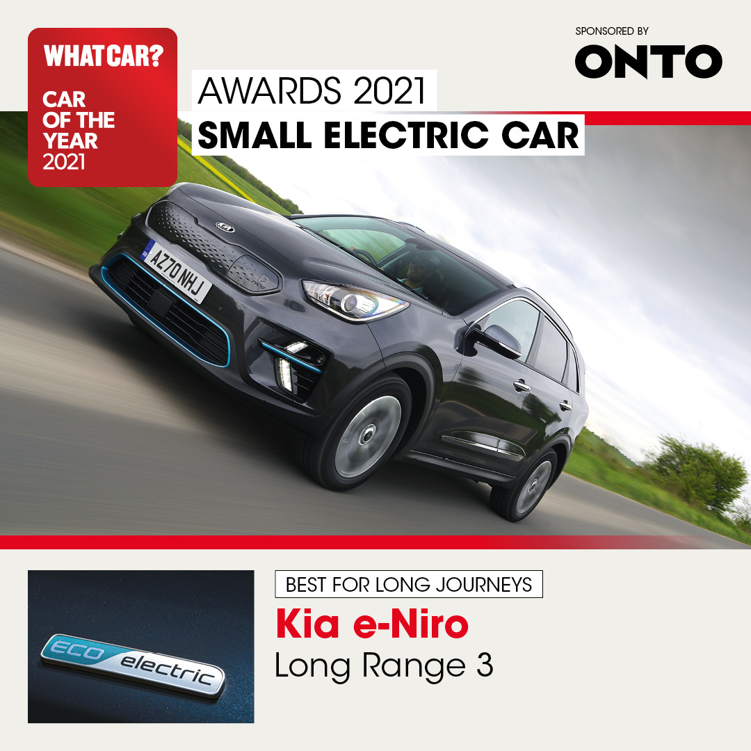 The @KiaUK e-Niro strikes a great balance between comfort and control, plus it offers a spacious interior, punchy performance and one of the longest ranges of any electric car we've ever tested.
It’s our best small #electriccar for long distances 💪⚡️
#WhatCarAwards https://t.co/u0rxplXdez