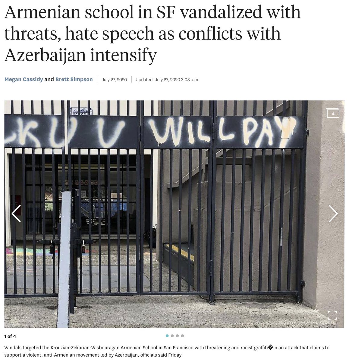 A new generation has appeared, brainwashed and poisoned with hate for anything Armenian.7/12