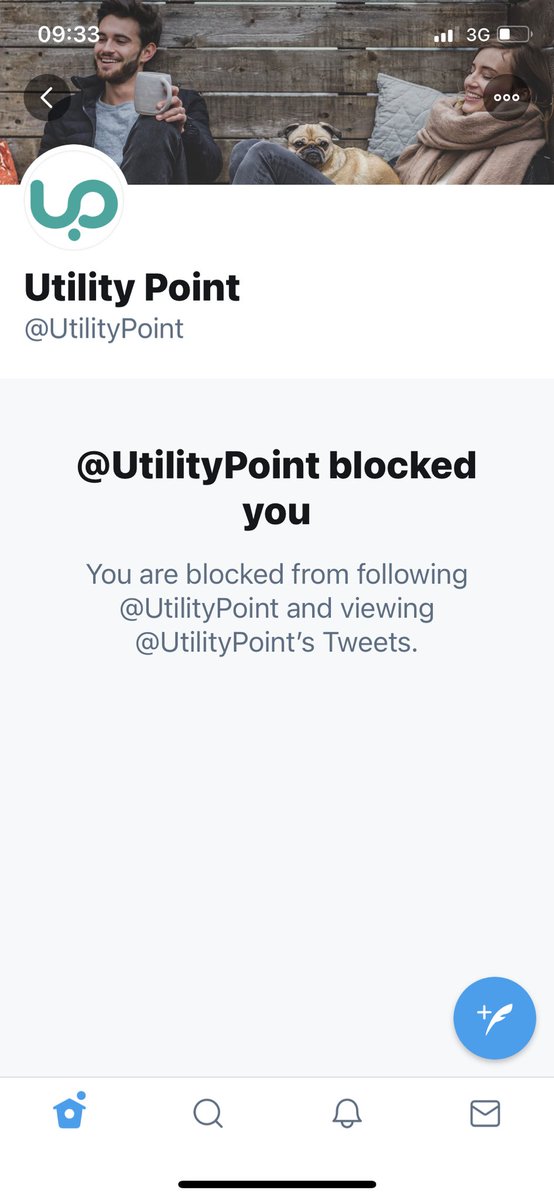 AFrancesca21's tweet photo. Gutted when your utility company blocks you for expecting a basic level of customer service 🥺#utilitypoint @LAMB_GB @UtilityPoint https://t.co/Rk6BrrJ44A