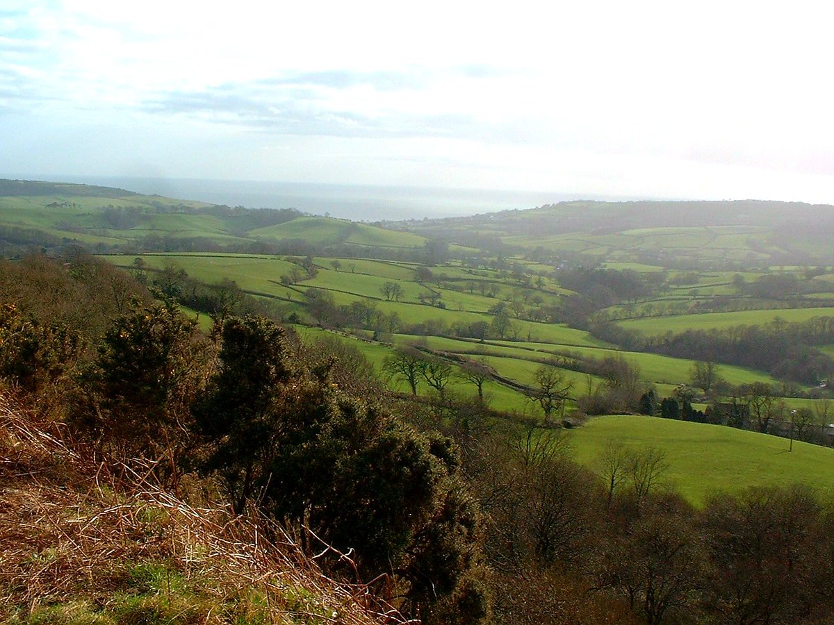 Overlooking the Char valley  @DorsetAONB the ramparts of Coney's Castle hillfort  @NatTrustArch  @nationaltrust remain mightily impressive The views from the top are pretty special too!Can't wait to go back there when it's possible to go out again... #HillfortsWednesday