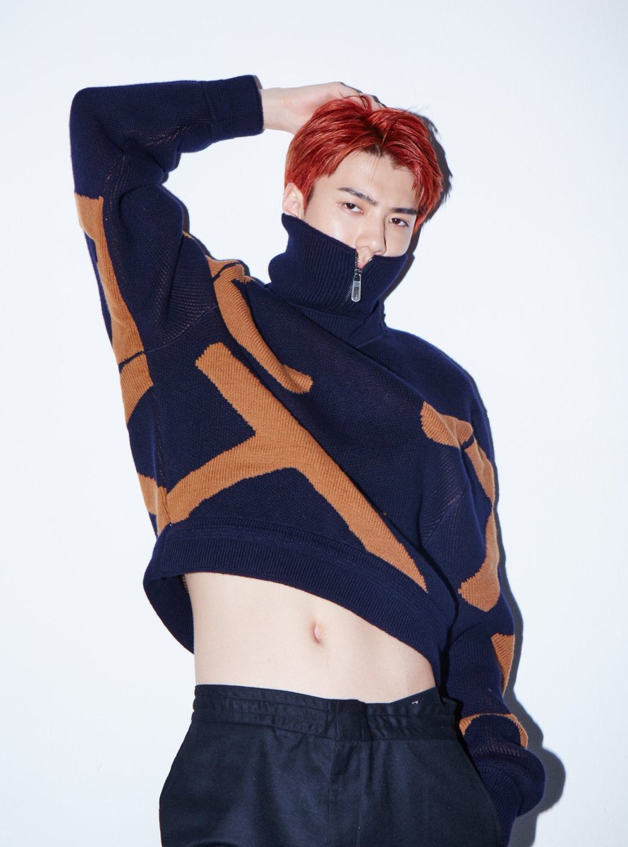 sehun’s iconic waist: a thread ♡
