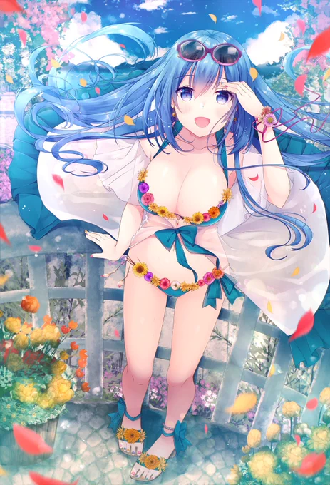 #くそ寒いので水着絵を貼る 