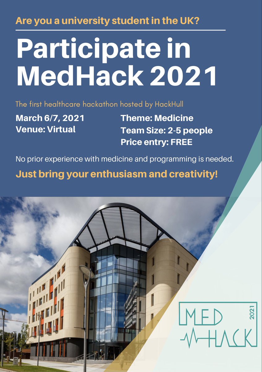 hack_hull's tweet image. Hackathon Application Open!