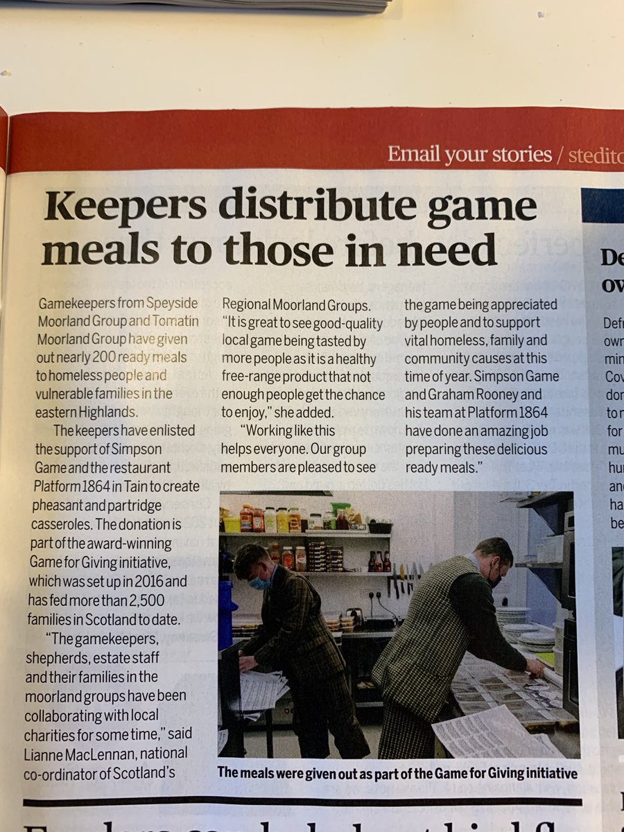 This is how it’s done ⁦<a href="/MarcusRashford/">MR14</a>⁩ ⁦<a href="/BBCCountryfile/">BBC Countryfile</a>⁩ ⁦<a href="/AngelaRayner/">Angela Rayner</a>⁩ ⁦<a href="/NFUtweets/">National Farmers' Union</a>⁩ ⁦⁦<a href="/nymmo_uk/">NYMMO</a>⁩ #freefoodfromthecountryside amazing work ⁦<a href="/ScotGamekeepers/">Scottish Gamekeepers</a>⁩
