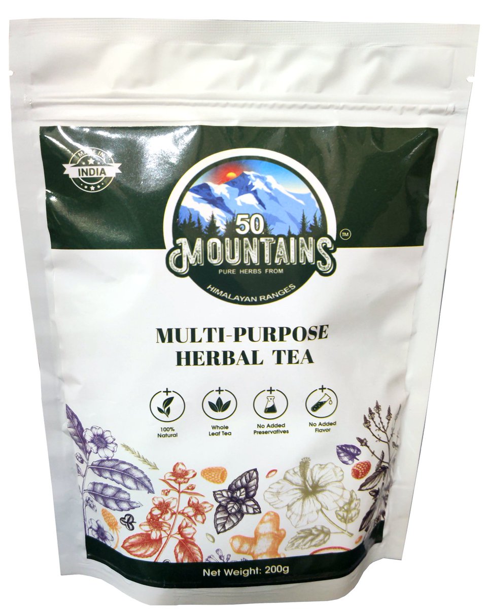 50Mountains's tweet photo. A Daily Drink - #50mountains Ayurvedic Detox Tea (Multi-Purpose Herbal Tea)
Multi-Purpose Herbal Tea - a “daily” drink to help aid the liver, flush out toxins and restore balance in the body. https://t.co/W6BXFDI5U5