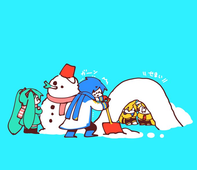 「シャベル 雪だるま」のTwitter画像/イラスト(新着)｜3ページ目
