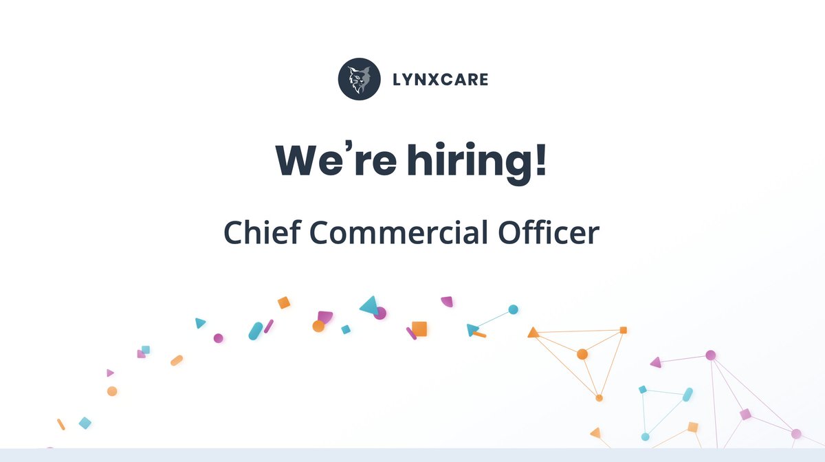 To strengthen the current executive team and to continue our growth, we are looking for an experienced Chief Commercial Officer.

Submit your application via the following link: hubs.li/H0DKZpY0