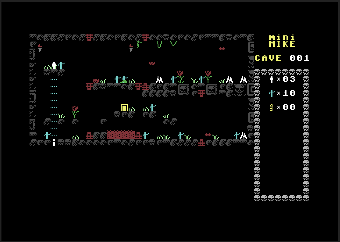 GeezerD205's tweet photo. Check out this upcoming awesome #Commodore64 game "Mini Mike" by @SyntaxErrorSoft!

Fabulous platforming puzzler (currently a demo with just a few levels); I just completed the demo and can't wait for more!

https://t.co/m05xMXpk3l

#RetroGaming #C64 cc: @CommodoreBlog https://t.co/1XCMcCMEoy