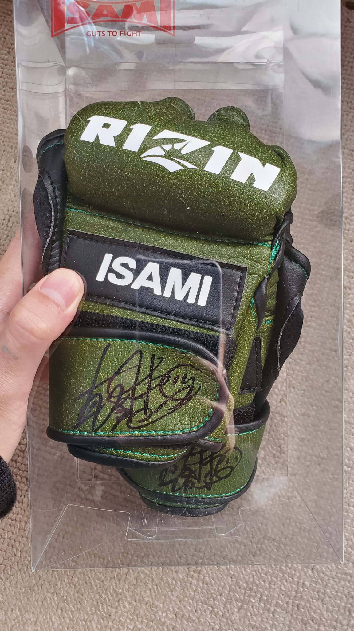 朝倉未来 サイン入りグローブ カードセット MIKURU ASAKURA