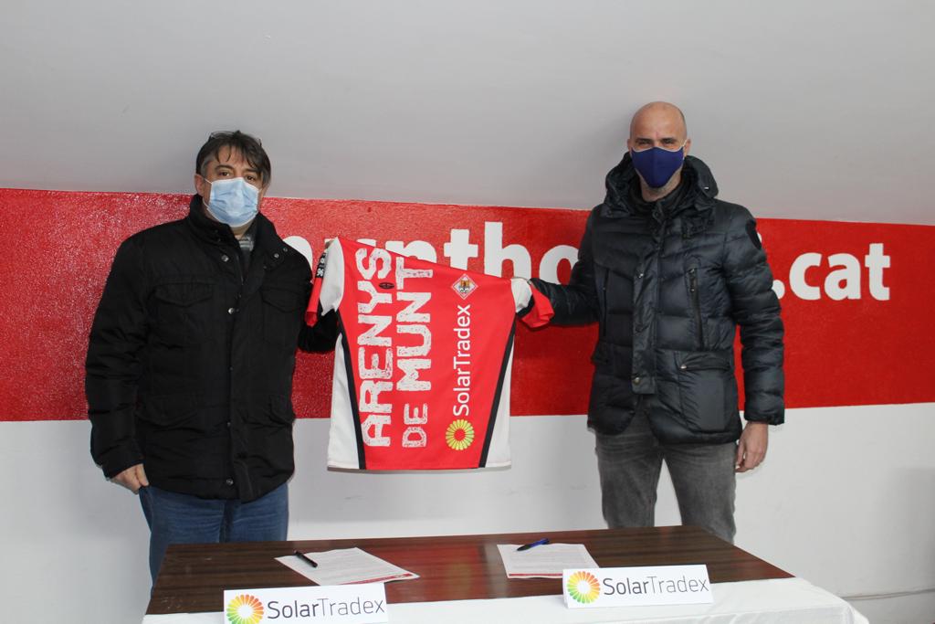 Acord amb @solartradex per patrocinar el primer equip.
L'empresa és una enginyeria ubicada a Mataró, especialitzada en disseny i instal·lació de projectes d'energia solar fotovoltaica per autoconsum, en l'àmbit residencial i per empreses.
Més info: solartradex.com