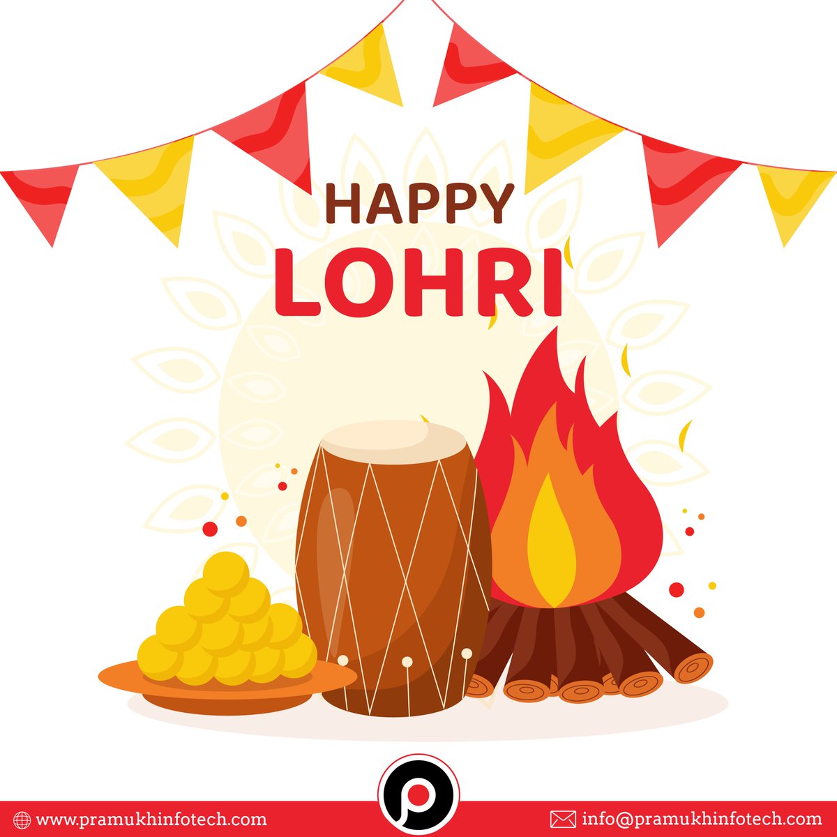 PramukhInfotech's tweet photo. May this Lohri bring opportunities your way, to explore every joy of life, turning all your dreams into reality and all your efforts into great achievements. @PramukhInfotech Wishing You A Happy Lohri🔥
#happylohri #lohri #festival #happy #lohricelebration #Celebration https://t.co/7PwPfyBY8d