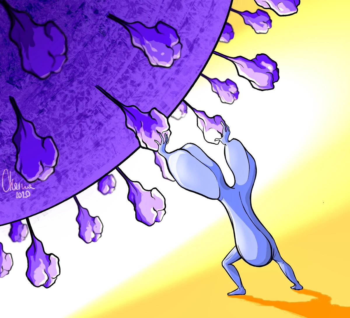 munafomarzia's tweet photo. It's #PortfolioDay - so Hi, I'm a molecular biologist and I create science-inspired illustrations, aiming to find unconventional ways to communicate biology 🔬🧬

View more at 
https://t.co/3iRgYACs4V

#scicomm #sciart https://t.co/KOkjwSNgaa
