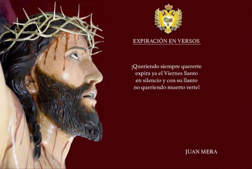 EXPIRACIÓN EN VERSOS

Hoy recordamos los versos del cofrade gaditano Juan Mera Gracia en el pregón de la Semana Santa del 2017 

#VersosExpiracion #SemanaSanta2017