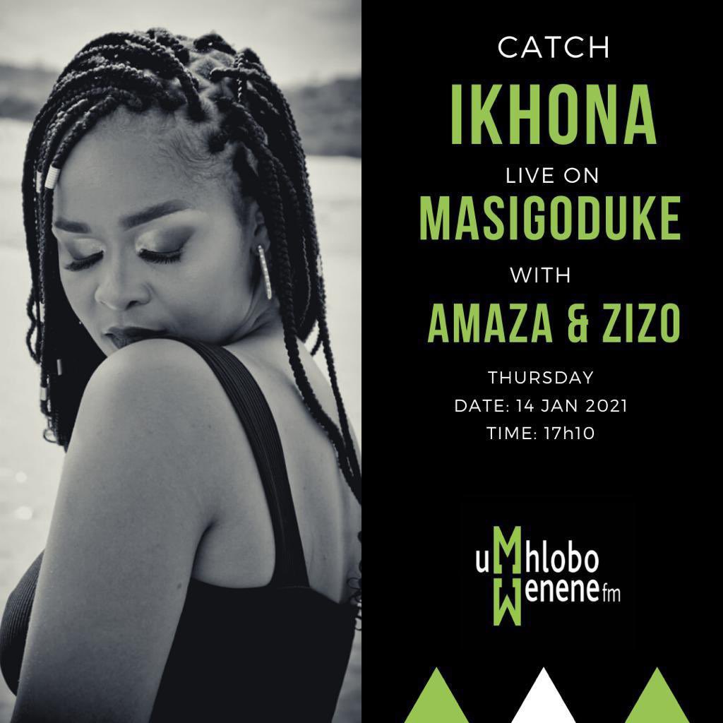 ikhona_music's tweet photo. Afternoon fam, here’s a Radio interview alert for tomorrow kuMhlobo Wenene Fm. Please find details on poster 🤗 #THULUNGAKHALI ft @Betusile_Mcinga https://t.co/ISPwg9jtBd
