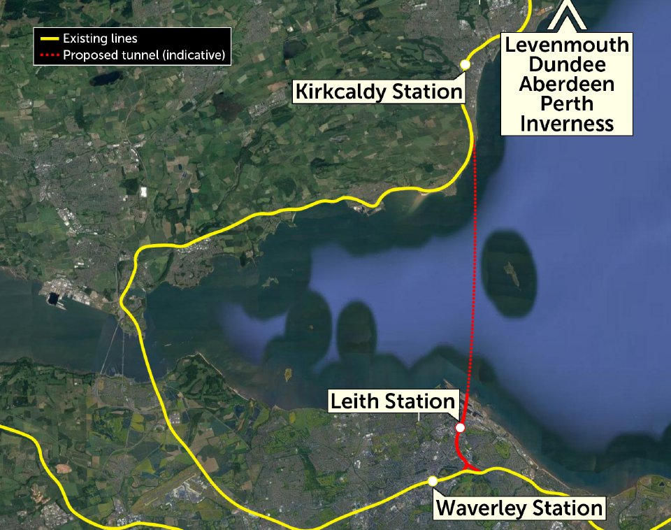 Not only would this reduce long-distance journey times north of Edinburgh by bypassing a really messy, congested and slow bit of railway, but it would free up capacity for more services to run to the local stations along the Fife coast.I'm all for it.