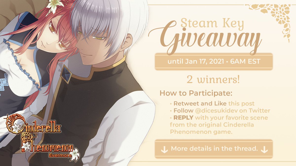 dicesukidev's tweet photo. In celebration of #CPEvermore going live on Steam, we're holding a giveaway! 🎉✨ https://t.co/rhkhyVQSEo