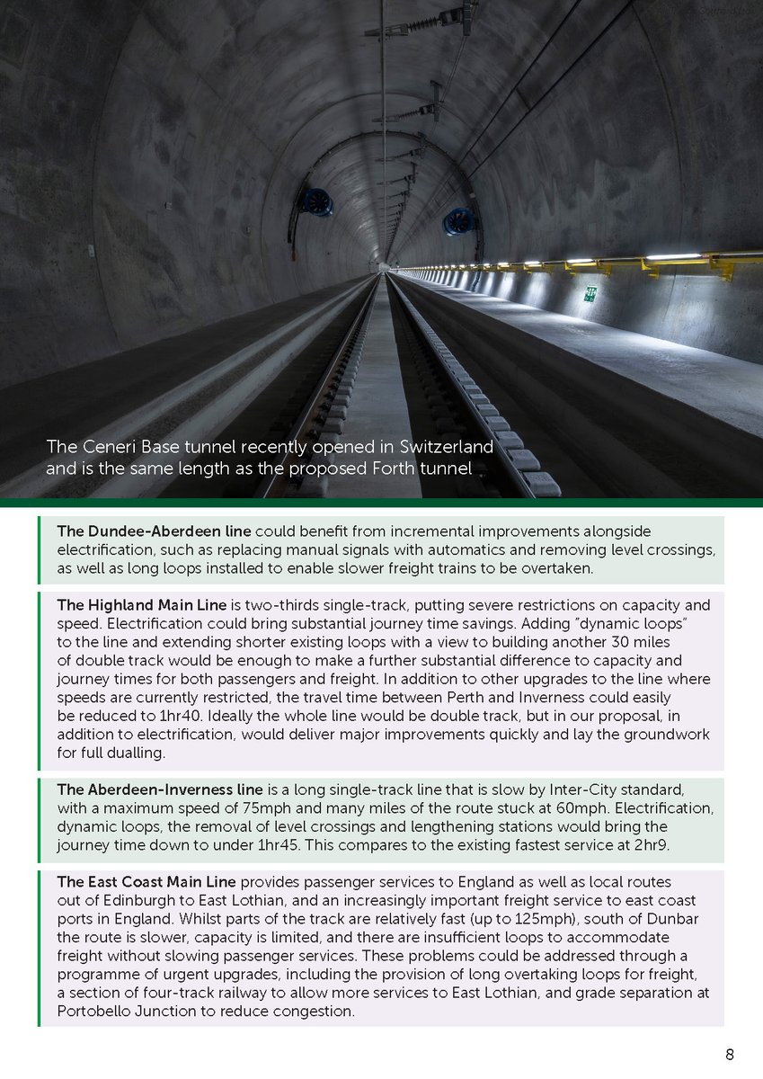 Next up is the bit that is grabbing all the headlines: the intercity upgrades, not least the new Forth tunnel between Edinburgh and Kirkcaldy, including a Leith underground station.This is both a really good idea and an eminently achievable one.